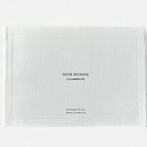 DIOR HOMME spring summer 2012 collection lookbook catalog